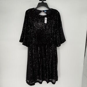 old navy black sequin dress | Dresses | Old Navy Striped Casual Off Shoulder Long sleeves sheer black maxi dress Zara Sparkle Season: Stunning size:US 9,5